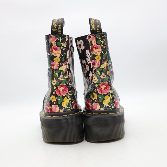 Doc Dr. Martens Sinclair Hi Floral Platform Boot Women's Size 5 Lace up Zip - Picture 5 of 12